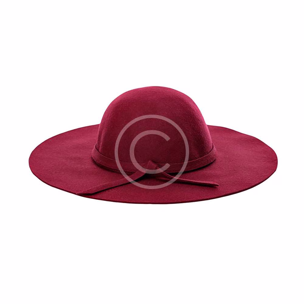 Women's Hat Del Mare Burgundy Color